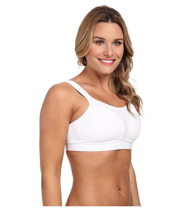 チャンピオン レディース ブラジャー アンダーウェア Spot ComfortR Full-Support Sports Bra White