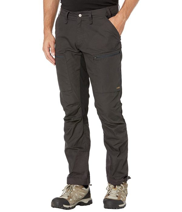 フェールラーベン メンズ カジュアルパンツ ボトムス Abisko Lite Trekking Trousers Dark Grey/Black