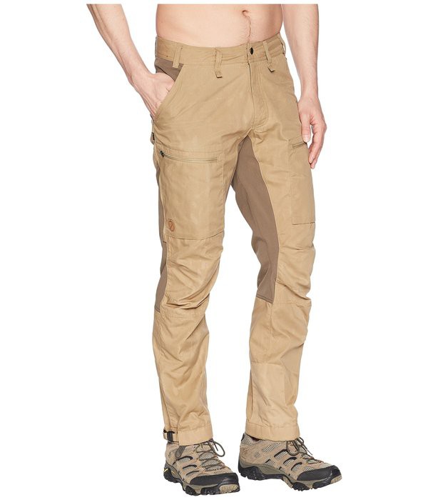 フェールラーベン メンズ カジュアルパンツ ボトムス Abisko Lite Trekking Trousers Sand/Tarmac