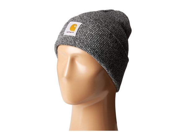 カーハート メンズ 帽子 アクセサリー Acrylic Watch Hat Black/Whiteの通販は