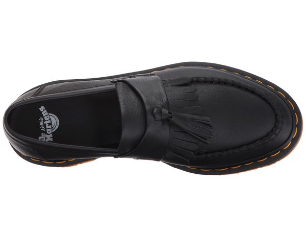 ドクターマーチン レディース スリッポン・ローファー シューズ Adrian Tassel Loafer Black Virginia