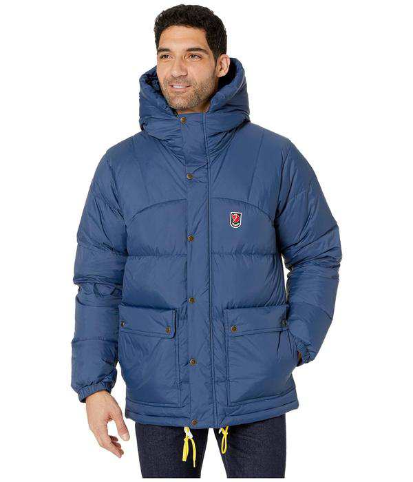 フェールラーベン メンズ コート アウター Expedition Down Lite Jacket Navy