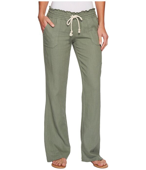 ロキシー レディース カジュアルパンツ ボトムス Ocean Side Pant Olive