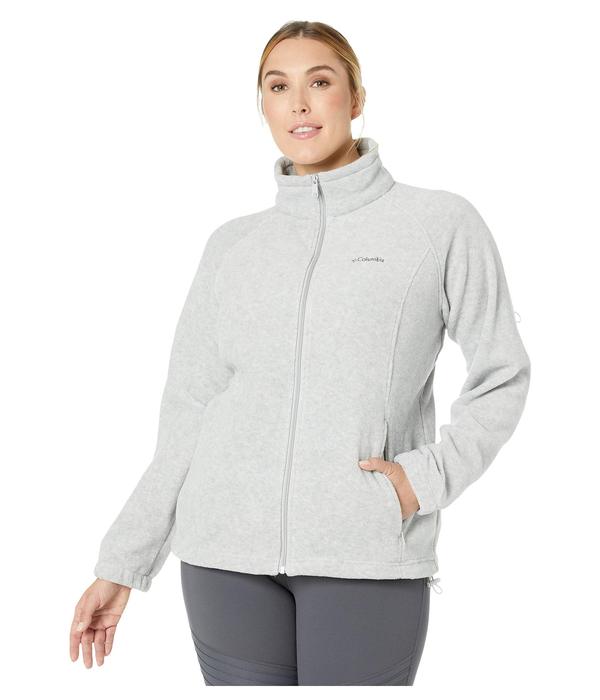 コロンビア レディース コート アウター Plus Size Benton Springs Full Zip Cirrus Grey Heaの通販は