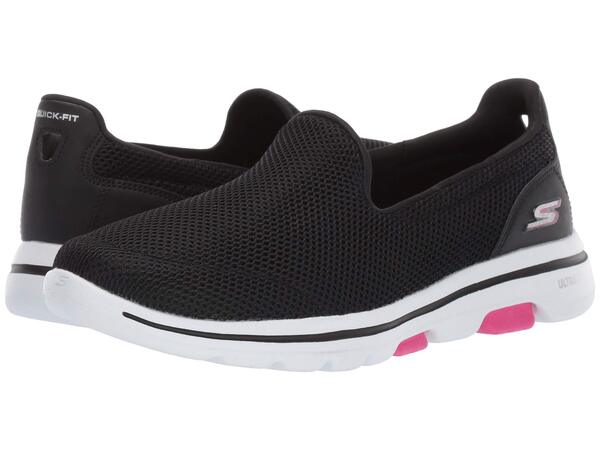 スケッチャーズ レディース スニーカー シューズ Go Walk 5 - 15901 Black/Hot Pinkの通販は 16,265円