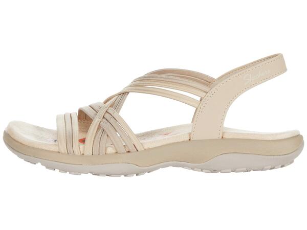 スケッチャーズ レディース サンダル シューズ Reggae Slim - Simply Stretch Natural/Taupeの通販は