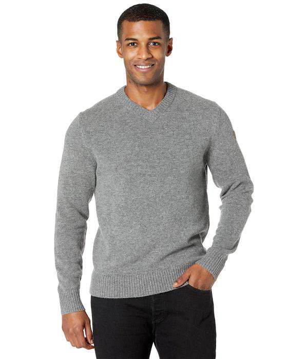 フェールラーベン メンズ ニット・セーター アウター Ovik V-Neck Sweater Grey