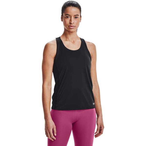 アンダーアーマー レディース シャツ トップス Fly By Tank Black/Reflectivの通販は