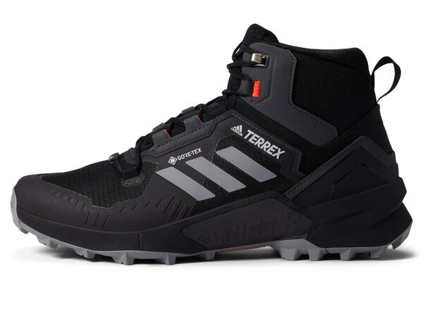 アディダス メンズ スニーカー シューズ Terrex Swift R3 Mid GTXR Black/Grey/Sola