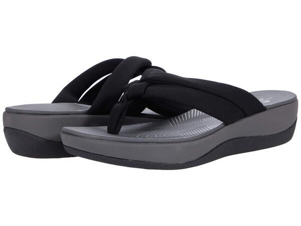 クラークス レディース サンダル シューズ Arla Kaylie Black Textileの通販は