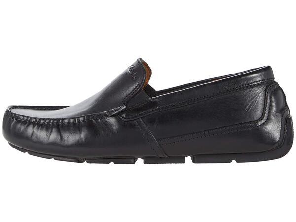 クラークス メンズ スリッポン・ローファー シューズ Markman Plain Black Leather