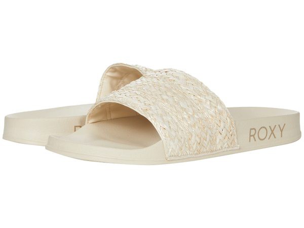 ロキシー レディース サンダル シューズ Slippy Jute Cream