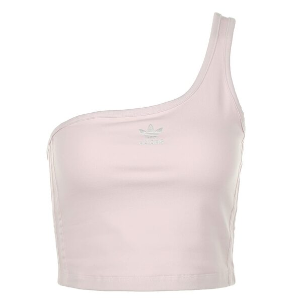 アディダス レディース シャツ トップス Asymmetric Crop Top Pearl Amethyst