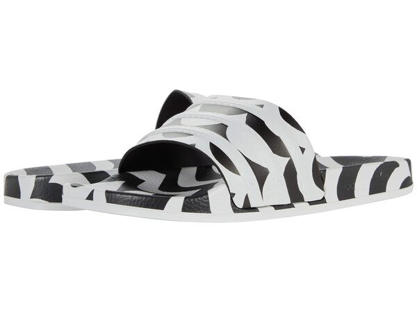 アディダス レディース サンダル シューズ Adilette Slide Black/White/Tea