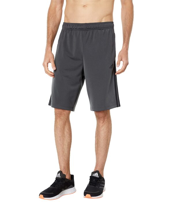 アディダス メンズ ハーフパンツ・ショーツ ボトムス Essentials 3-Stripes Tricot Shorts Dark Grey/Solidの通販は
