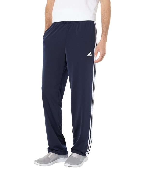 アディダス メンズ カジュアルパンツ ボトムス Essentials 3-Stripes Tricot Open Hem Pants Legend Ink/Whitの通販は