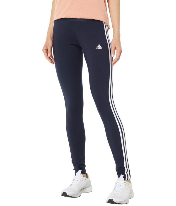 アディダス レディース カジュアルパンツ ボトムス 3-Stripes Leggings Legend Ink/Whit