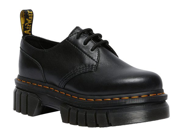 ドクターマーチン レディース オックスフォード シューズ Audrick 3-Eye Shoe Black Nappa Lux