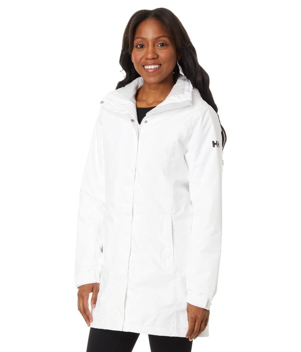 ヘリーハンセン レディース コート アウター Aden Insulated Coat Whiteの通販は