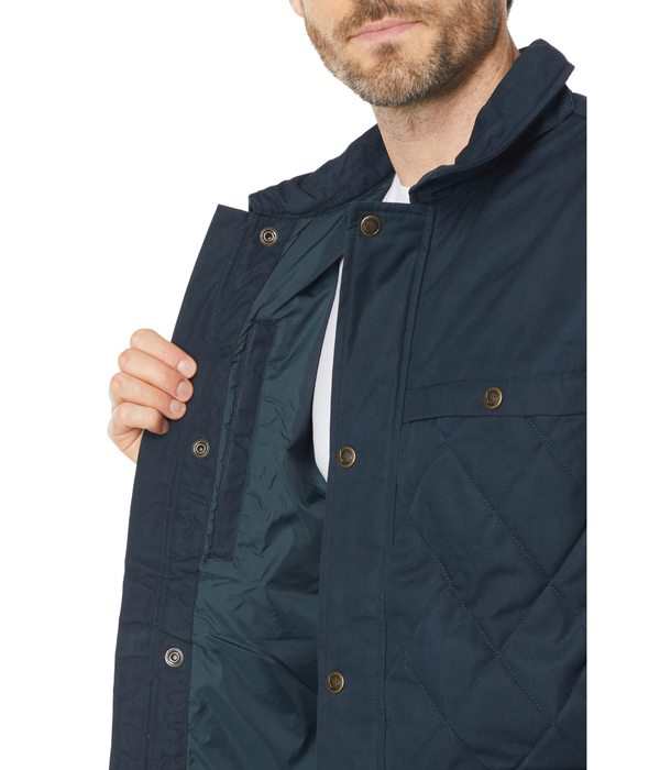 フェールラーベン メンズ コート アウター Ovik Wool Padded Jacket Dark Navy