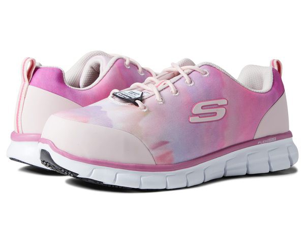 スケッチャーズ レディース スニーカー シューズ Sure Track Comp Toe Pink/Multi