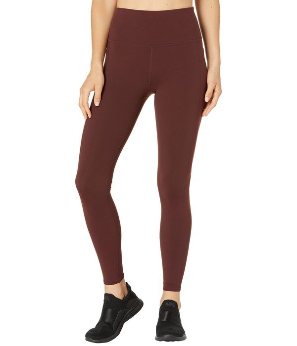 スケッチャーズ レディース カジュアルパンツ ボトムス GO WALK High Waisted Leggings Burgundy/Brown