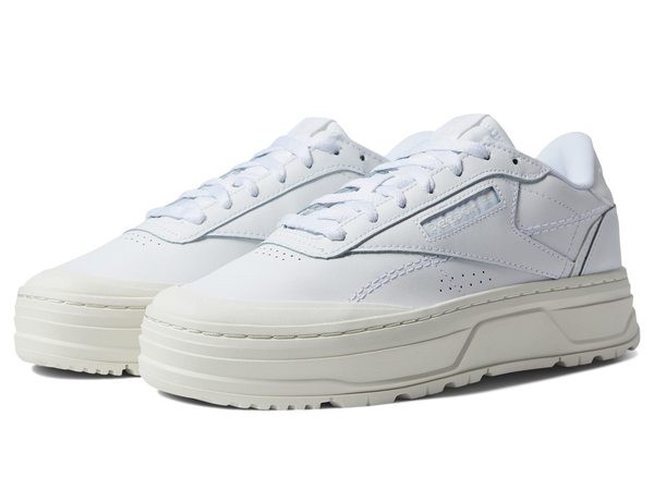 リーボック レディース スニーカー シューズ Club C Double Geo White/Chalkの通販は