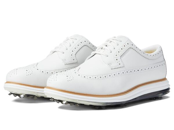 コールハーン メンズ スニーカー シューズ Originalgrand Tour Golf Waterproof Optic White/Nat