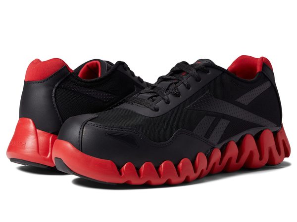 リーボック メンズ スニーカー シューズ Zig Pulse Work SD10 Comp Toe Black/Redの通販は 20,636円