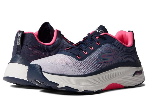スケッチャーズ レディース スニーカー シューズ Max Cushioning Arch Fit Breeze Tech Navy/Pinkの通販は