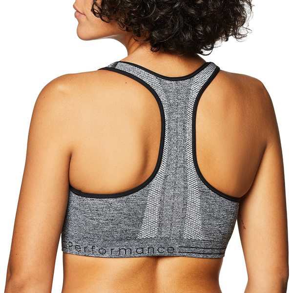 カルバンクライン レディース ブラジャー アンダーウェア Women's Premium Performance Moisture Wicking Medium Impact Sports Bra Heat