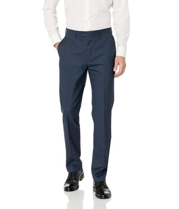 カルバンクライン メンズ カジュアルパンツ ボトムス Mens Slim Fit Dress Pant Navy