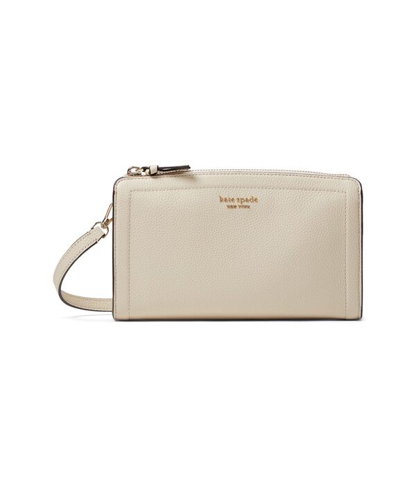 ケイトスペード レディース ハンドバッグ バッグ Knott Pebbled Leather Small Crossbody Milk Glass