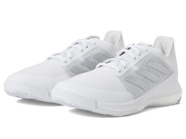 アディダス レディース スニーカー シューズ Crazyflight White/Silver Me