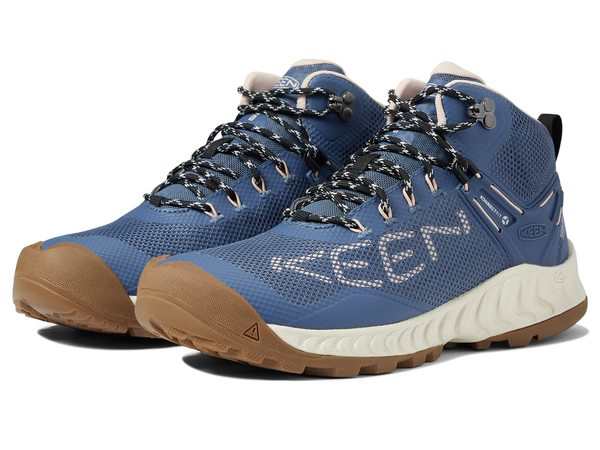 キーン レディース スニーカー シューズ Nxis Evo Mid WP Vintage Indigo/の通販は 51,800円