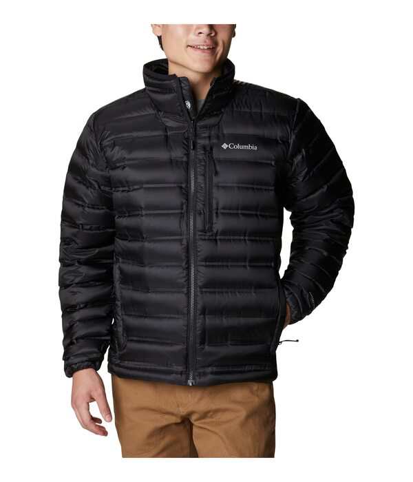 コロンビア メンズ コート アウター Pebble Peak Down Jacket Blackの