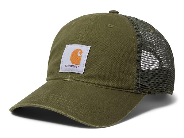 カーハート メンズ 帽子 アクセサリー Canvas Mesh-Back Cap Basilの通販は