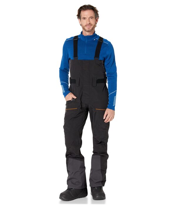 ヘリーハンセン メンズ カジュアルパンツ ボトムス Sogn Bib Shell Pants Black 1
