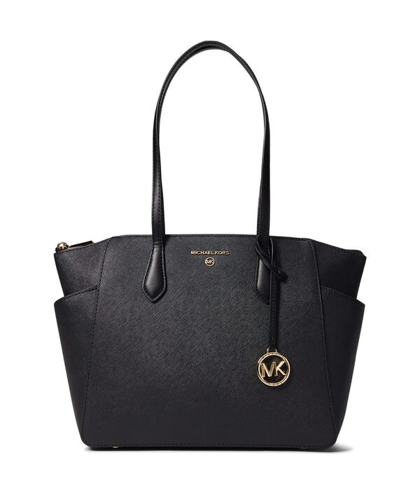 マイケルコース レディース ハンドバッグ バッグ Marilyn Medium Top Zip Tote Black