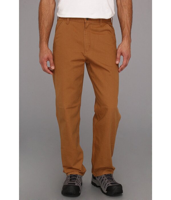 カーハート メンズ カジュアルパンツ ボトムス Washed Duck Work Dungaree Carhartt Brown