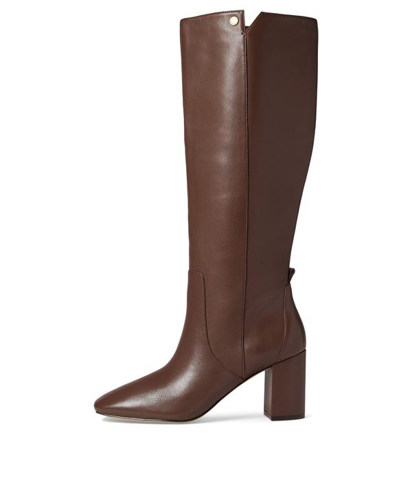 コールハーン レディース ブーツ・レインブーツ シューズ Chrystie Tall Boot Chestnut Leathe