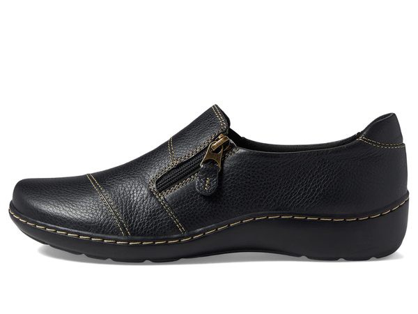 クラークス レディース オックスフォード シューズ Cora Harbor Black Leather