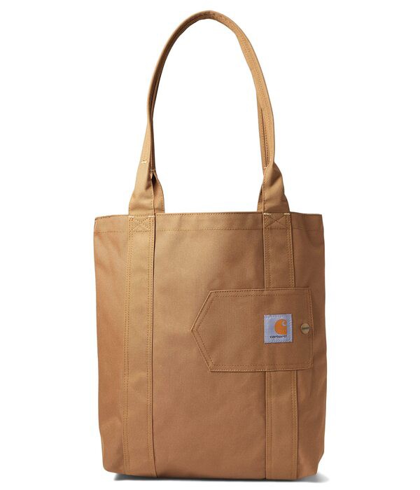 カーハート レディース ハンドバッグ バッグ Vertical Open Tote Carhartt Brown