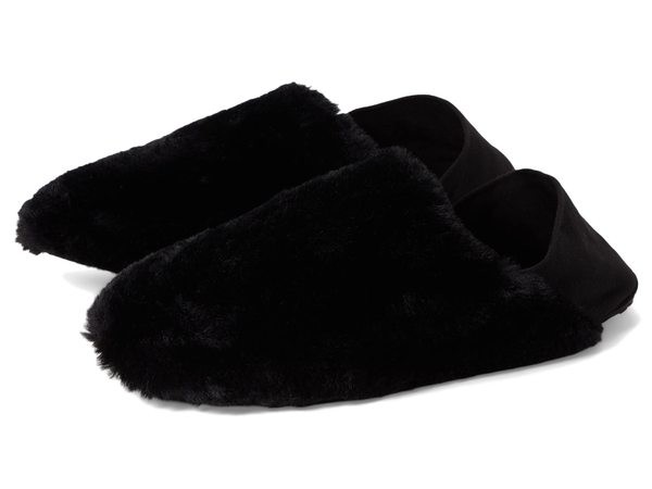 コールハーン レディース サンダル シューズ Shearling Slipper Black Astrakhan