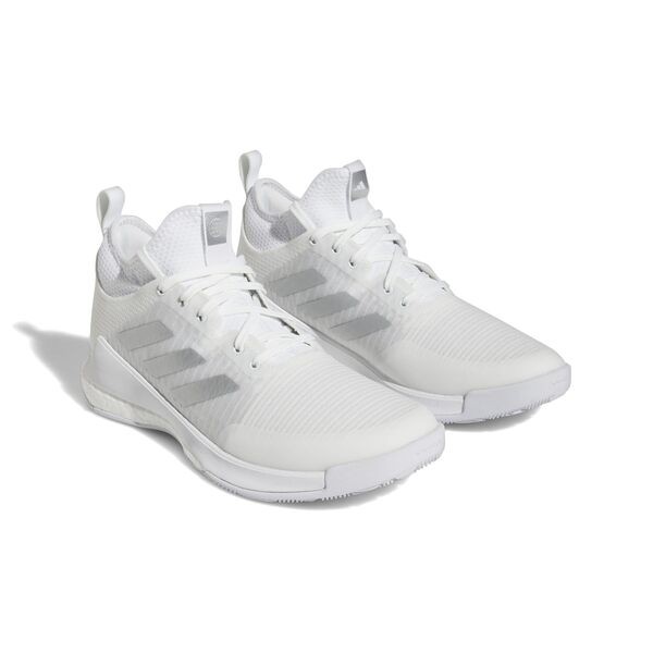 アディダス レディース スニーカー シューズ Crazyflight Mid White/Silver Me