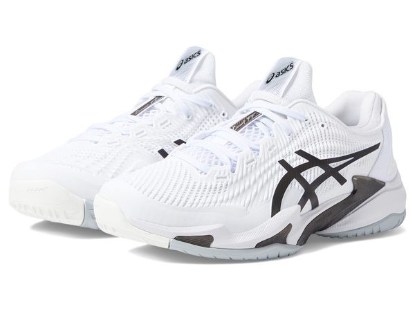 アシックス メンズ スニーカー シューズ Court FF 3 Tennis Shoe White/Black 2