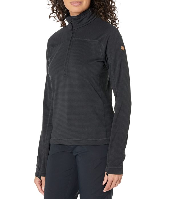 フェールラーベン レディース コート アウター Abisko Lite Fleece 1/2 Zip Blackの通販は 32,800円