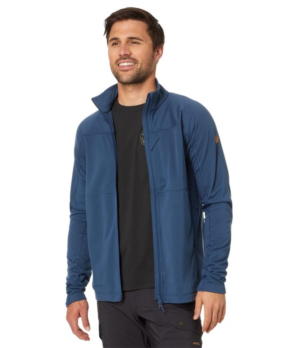 フェールラーベン メンズ コート アウター Abisko Lite Fleece Jacket Indigo Blueの通販は