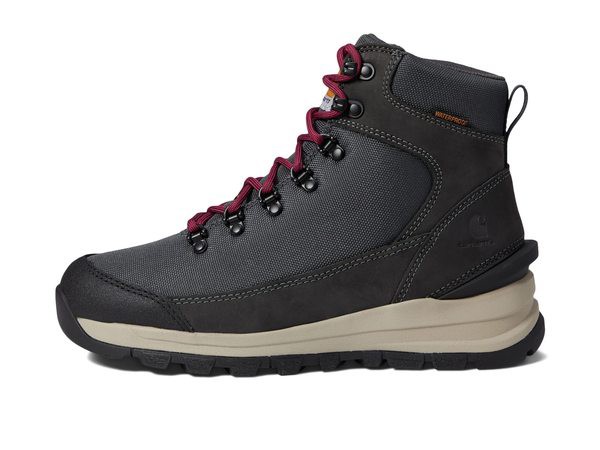 カーハート レディース ブーツ・レインブーツ シューズ Gilmore Waterproof 6 Soft Toe Hiker Dark Grey Nubuc