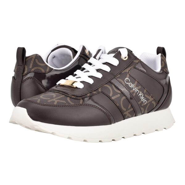 カルバンクライン レディース ヒール シューズ Carlla Espresso Logo